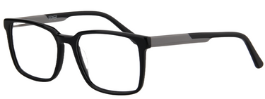 Safari Men Afro Motif Eyeglasses: Thabo - Black Grey - SpecSMART Eye Clinic (Diagonal View)